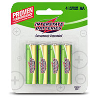 Interstate AA Batteries - 4 Pack