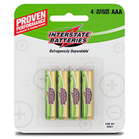 Interstate AAA Batteries - 4 Pack