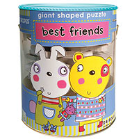 Soft Shapes Giant Shaped Puzzle - Best Friends