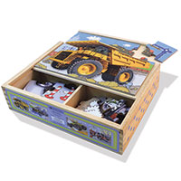Green Start Jigsaw Puzzle Box Set - Trucks