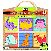 Green Start Wooden Puzzle - Little Dinosaurs