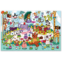 Green Start Giant Floor Puzzle - Silly Circus