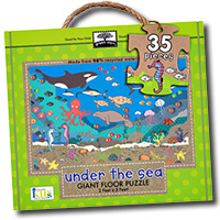 Green Start Giant Floor Puzzle - Under The Sea