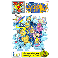 Phonics Comics - Meet The Sparkplugs