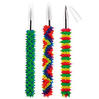 Neon Green Spikee Pens - 3 pk