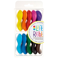 Left Right Crayons