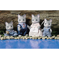 Calico Critters - Fisher Cat Family