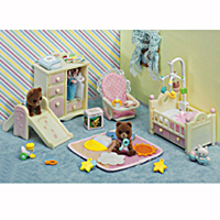 Calico Critters - Baby's Pink Bedroom Set