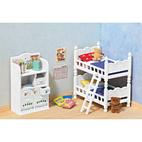 Calico Critters - Children's Bedroom with Bunk Beds