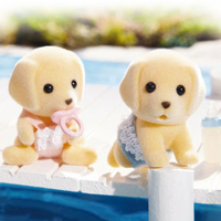 Calico Critters - Yellow Labrador Twins