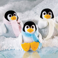 Calico Critters - Fuzzy Penguin Triplets