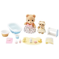 Calico Critters Melissa & Melody's Baby Bath Time