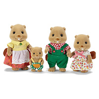 Calico Critters Woodbrook Beaver Family