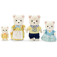 Calico Critters Polar Bear Family