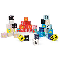 Kubix - 40 Letter & Number Blocks
