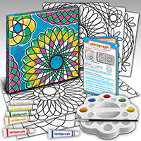 The Original Spirograph Paint Canvas