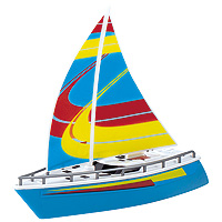 Wave Breakers Sailboat - Blue