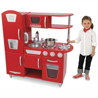 Vintage Kitchen - Red