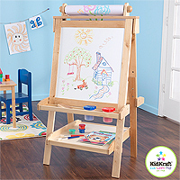 Deluxe Wooden Easel - Natural