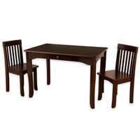 Avalon Table & Two Chair Set - Espresso