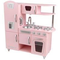 Pink Vintage Kitchen