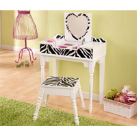Fun & Funky Vanity & Stool