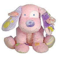 Label Loveys Little Lovey Plush Puppy - 12 inch