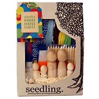 Create a Wooden People Family Kit