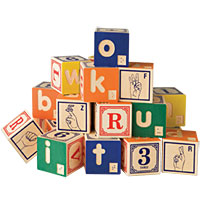 Uncle Goose Blocks - American Sign Language & Braille