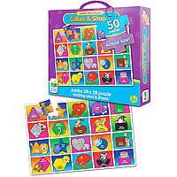 Jumbo Floor Puzzle - Colors and Shapes