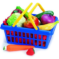 Fruit & Vegetable Play Food Basket - Set of 13