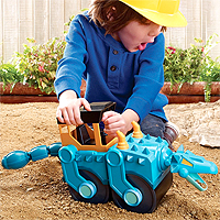 Dino Construction Company Ankylosaurus Steam Roller