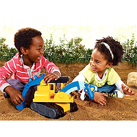 Dino Construction Company Brachiosaurus Backhoe