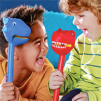 Dinosaur Puppet-On-A-Stick Set of 3