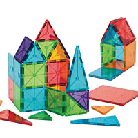 Magna-Tiles Clear Colors 32 pc Set