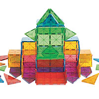 Magna-Tiles Clear Colors 100 pc Set