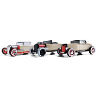 Automoblox Mini 3-pack Hot Rod Cars