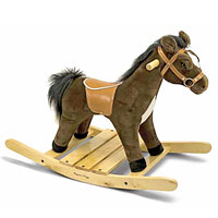Rock and Trot Plush Rocking Horse