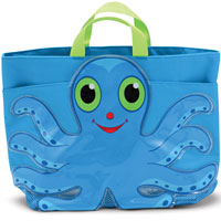 Flex Octopus Beach Tote Bag