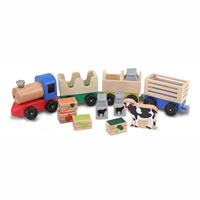 Wooden Farm Train