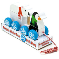 Penguin & Polar Bear Pull-Along