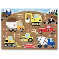 Construction Site Peg Puzzle