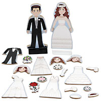 Bride & Groom Magnetic Dress-Up