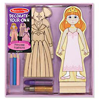 DYO Wooden Magnetic Princess Fashions
