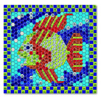 Peel and Press Mosaics - Tropical Fish