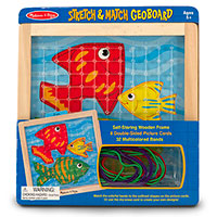 Stretch & Match Geo Board