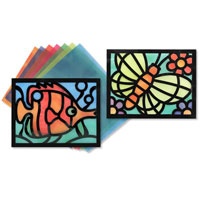 Stained Glass Paper Frame Set