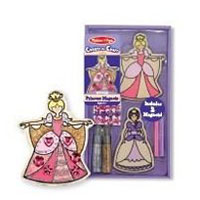 Wooden Princess Magnets