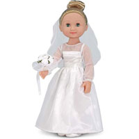Lindsay - 14 inch Bride Doll