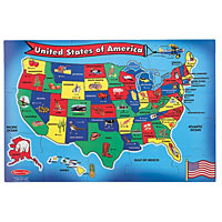 U.S.A. Map (51 pcs)